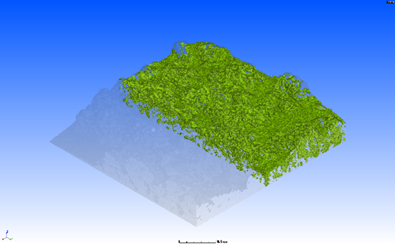 Microstructure analysis of sprayed casting mold coating with micro CT